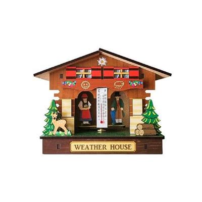 2 In 1 Indoor Wooden House Barometer Bathroom Sauna High