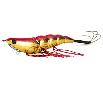 Luminous Squid Jigs 15cm Wood Shrimp with Octopus Squid Jig