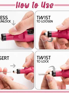 DIY Nail Drill Bit Set In-home Manicure Tool Nail Art Electr