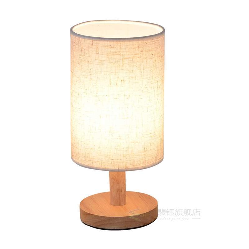 Wood Table Lamps Desk Lamp for Bedroom Ins Girls Intern