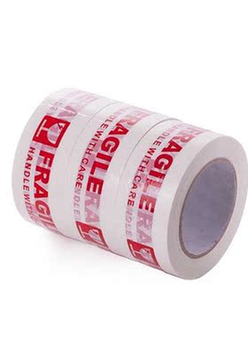 100X5cm Fragile Warning Tape For FRAGILE Printed Sealing Pac
