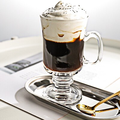 Coffee Mug Glass Cup Receptacle Mug Thermal Cup Drinkware Fr
