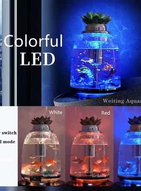 Fish tank small living room desktop fish tank gold fish tank