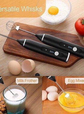 Electric Milk Fr Rechargeable Egg Beater 3 Speed Foam M