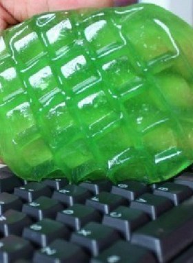 Transparent crystal clean gum computer laptop keyboard clean