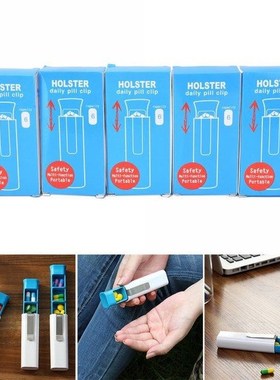 Portable Plastic Boxes for Medicines Pillbox 3 Grid Medicine