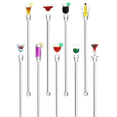 Acrylic Cocktail Stirrer Sturdy Cocktail Swizzle