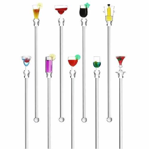 Acrylic Cocktail Stirrer Sturdy Cocktail Swizzle