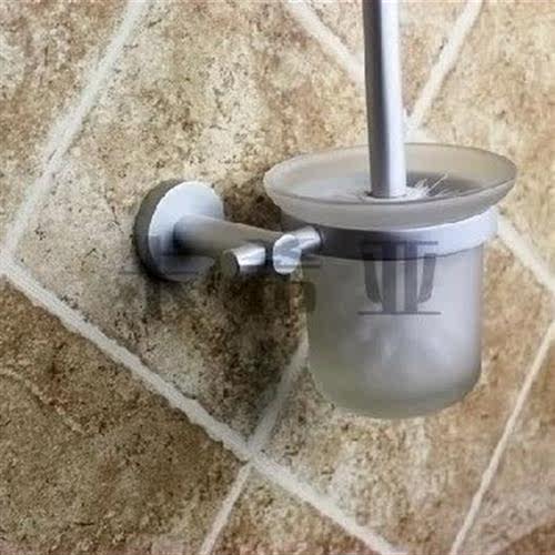 1PC Hot Sale Bathroom Toilet Brushes Set Space Aluminum