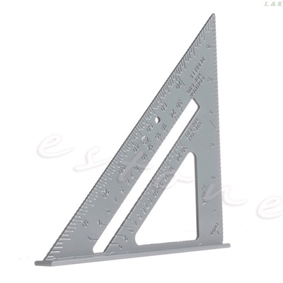 Aluminum Alloy Speed Square Protractor Miter Framing Measure