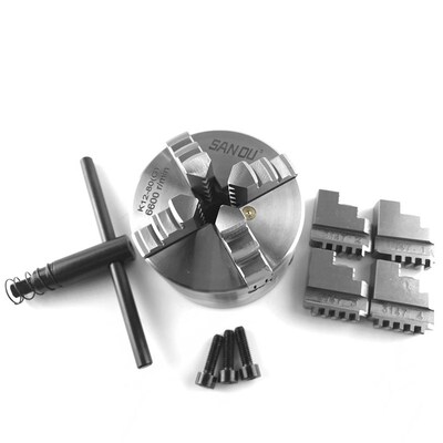 High Accuracy Four Jaw Chuck Self-centering  Mechanical Lath