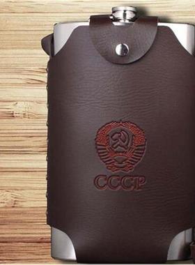 1PC Russian flagon sets 128 oz hip flask Stainless steel