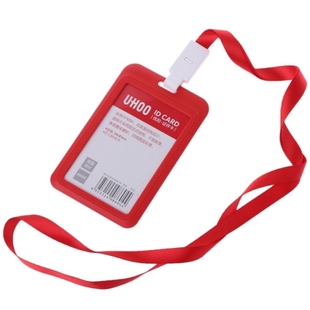 PP ID Card Holder Candy Colors Name Tag Exhibition Cards Bus