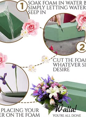 Artificial flowers 6PCS Floral Foam Bricks Flower Packing Ar