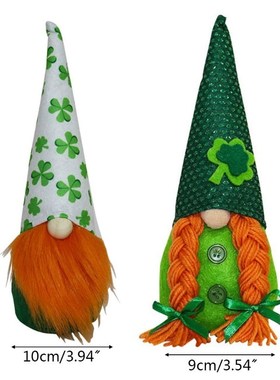 Irish March Festiva Day Gnome Leprechaun Shamrock Handmade S
