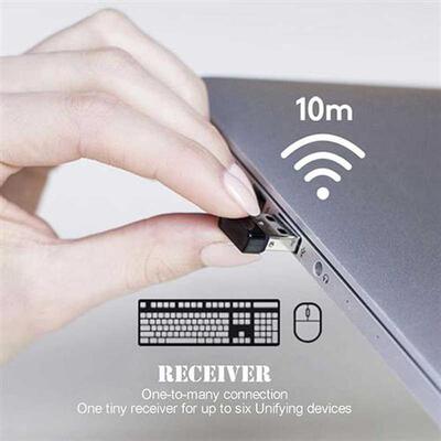 Wireless Receiver Dongle for Unifying Wireless Keyboard 6 Ch