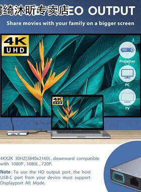 USB C Hub,Type C Adapter,10-In-1 Dongle with Ethernet,4K HDM