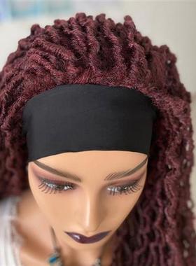 Faux Locs Synthetic Braided Headband Wigs Long Dreadlocks Go