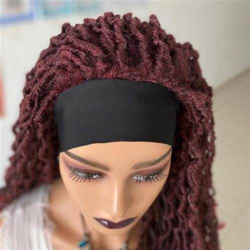 Faux Locs Synthetic Braided Headband Wigs Long Dreadlocks Go