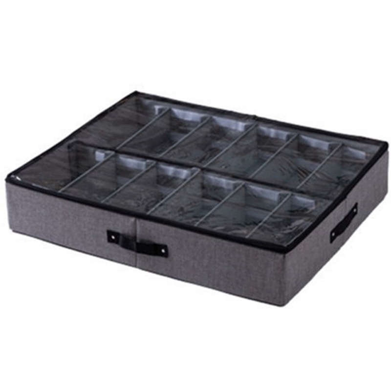 Transparent Shoes Box Drawer Organizer for Shoe Storage Fold