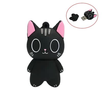 Personalized Pendrive Black  SB flash drive 256 128 64 gb