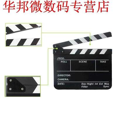 Hot Acrylic Director Video Clapboard Dry Erase TV Film Movie