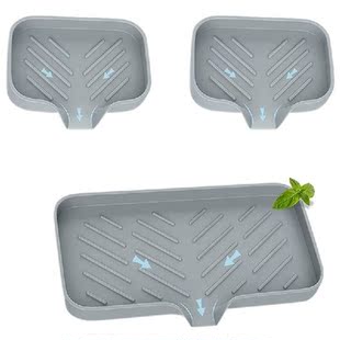 2X Kitchen Soap Tray,Kitchen Sink Tray Sponge Tray Kitchen