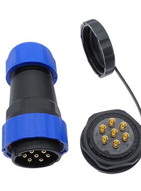 SP28 Straight  waterproof connector 2 pin 3/4/5/6/7/8/9/10/1
