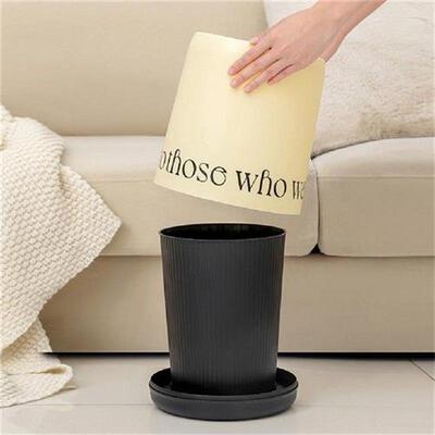 Household Uncovered Trash Container Kitchen Storage Rubbish