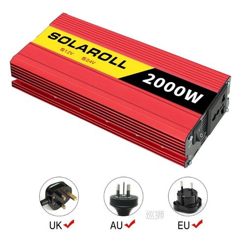 600w 1500W 2600wCar Power Inverter DC 12V to AC 220V Auto Po