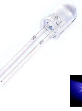 100pcs Blue LED 5MM Blue light-emitting diode White turn Blu