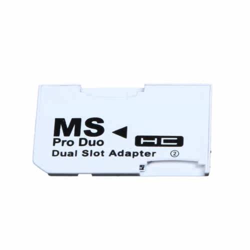 Dual Slot Micro For SD SDHC TF to Memory Stick MS Card Pro D