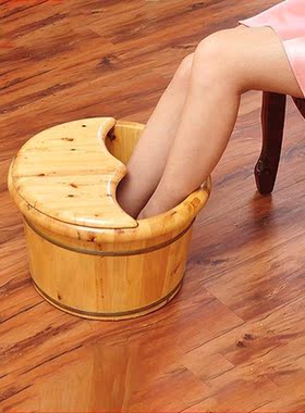 Foot Bathtub Wooden Bucket Foot Bath Barrel Foot Soaking