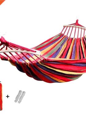 190x150cm Hanging Hammock With Spreader Bar Double/Single Ad