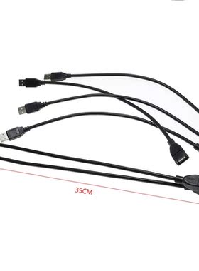 35cm Flexible Metal USB Extension Cable Male to Female Exten