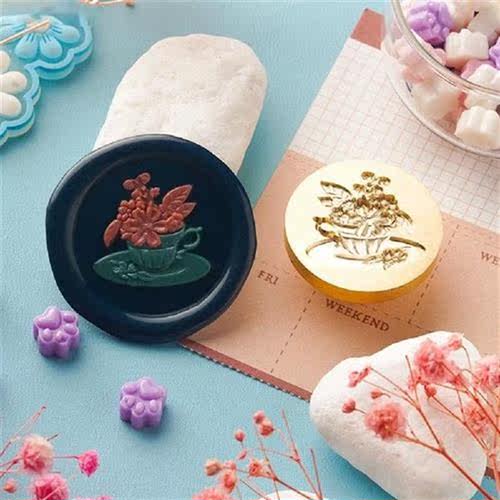 3D Embossed Wax Seal Stamp Head Brass 25-30mm Sealing Wax