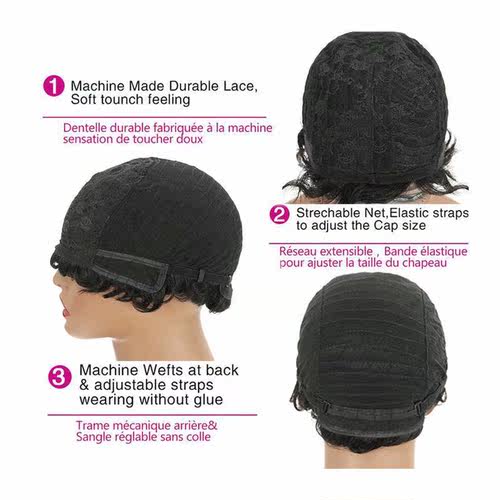 Curly Human Hair Wigs For Women Human Hair Bob Wig Kinky Cur