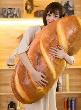 3D Simulation Bread Plush Toys 20/30/40 Cm Soft Stuffed