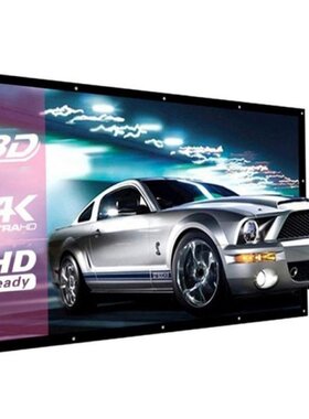 ALLOYSEED 60/72/84/100/120 inch 3D HD Wall Mounted Projectio