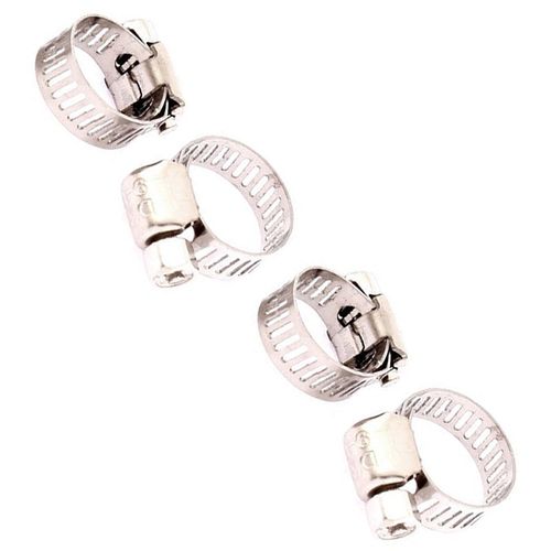 5Pcs Adjustable Hose Clamp Fuel Line Worm Clip for 9mm-16mm
