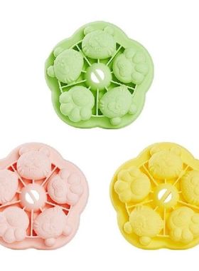 Rice Cake Mould Cute Tiger Shaped Silicone Material Steamed