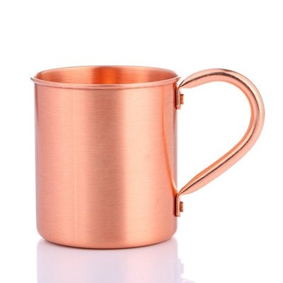 100% Pure Copper Moscow Mule Mug 14 and 16OZ Solid Smooth wi