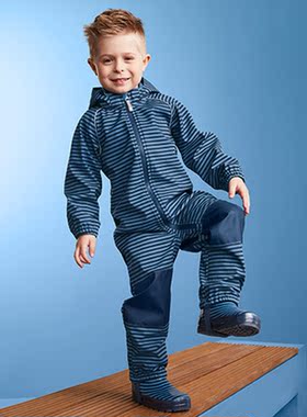 children/kids/boys softshell jumpsuit, windproof/waterproof