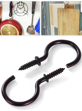 18PCS Iron Metal Hanging Hooks Durable Easy Installation Han