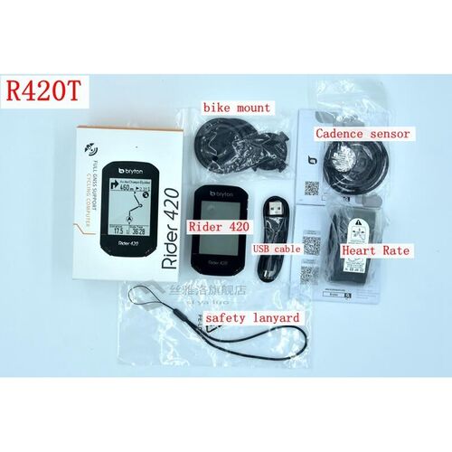 Bryton Rider 420 GPS Cycling Computer Enabled Bicycle/Bike C