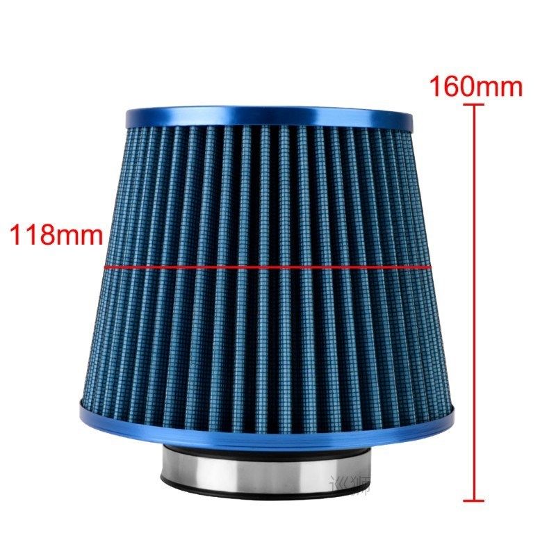 76MM 3 Inch Car Air Filter High Flow Intake FilterIntake Fil - 实物图