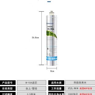 家用直饮爱惠浦H104 美国爱惠浦净水器滤芯 正品 H100滤芯 防伪