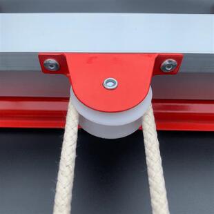 中名梯业 加厚铝合金伸缩梯子升降梯滑轮梯子配件大全i.