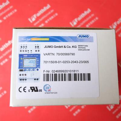议价Jumo 00569790 久茂全新温控器 701150/8-01-0253-2043-23/00