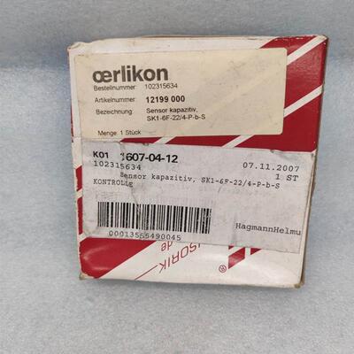 议价Oerlikon 传感器 SK1-6F-22/4-P-b-S 包装工厂仓库备件现货